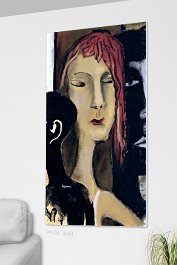 Part no. 3 Art print on 380g polycotton canvas