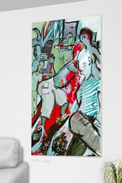 Part no. 2 Art print on 380g polycotton canvas