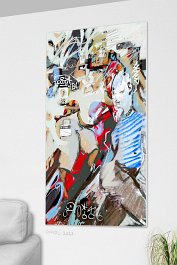Part no. 3 Art print on 380g polycotton canvas