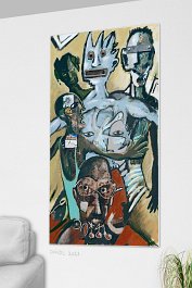 Part no. 5 Art print on 380g polycotton canvas