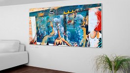 Part no. 3 Art print on 380g polycotton canvas