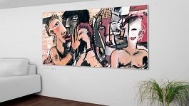 Part no. 4 Art print on 380g polycotton canvas