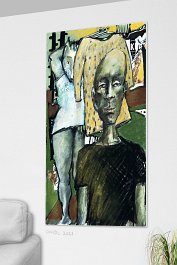 Part no. 2 Art print on 380g polycotton canvas