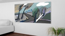 Part no. 10 Art print on 380g polycotton canvas