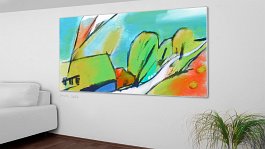 Part no. 7 Art print on 380g polycotton canvas