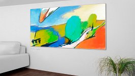Part no. 8 Art print on 380g polycotton canvas