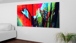 Part no.8 Art print on 380g polycotton canvas