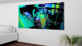 Part no.9 Art print on 380g polycotton canvas