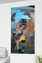 Part no. 1 Art print on 380g polycotton canvas