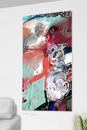 Part no. 3 Art print on 380g polycotton canvas
