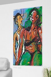 Part no. 5 Art print on 380g polycotton canvas
