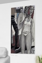 Part no. 2 Art print on 380g polycotton canvas