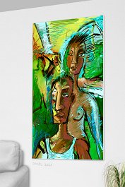 Part no. 2 Art print on 380g polycotton canvas