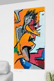 Part no. 3 Art print on 380g polycotton canvas