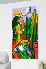 Part no. 4 Art print on 380g polycotton canvas