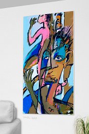 Part no. 7 Art print on 380g polycotton canvas