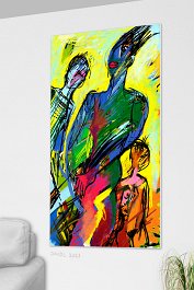Part no. 8 Art print on 380g polycotton canvas