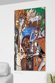Part no. 1 Art print on 380g polycotton canvas