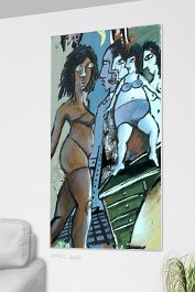 Part no. 3 Art print on 380g polycotton canvas