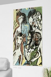 Part no. 4 Art print on 380g polycotton canvas