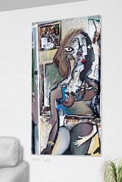 Part no. 5 Art print on 380g polycotton canvas