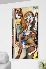 Part no. 5 Art print on 380g polycotton canvas