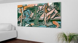 Part no. 3 Art print on 380g polycotton canvas