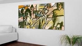 Part no. 4 Art print on 380g polycotton canvas