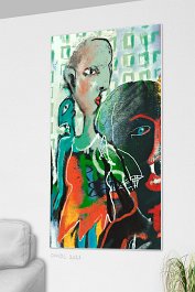 Part no. 3 Art print on 380g polycotton canvas