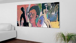 Part no. 3 Art print on 380g polycotton canvas