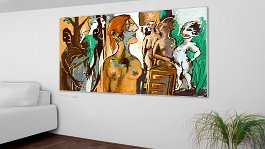 Sog nix! 1 Keep cool Art print on 380g polycotton canvas