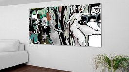 selfie2_print Art print on 380g polycotton canvas