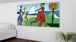 easy diff 13_26 1_print Art print on 380g polycotton canvas