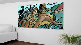 easy diff 13_26 4_print Art print on 380g polycotton canvas