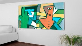 Part no. 1 Art print on 380g polycotton canvas