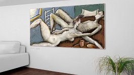 Part no. 4 Art print on 380g polycotton canvas
