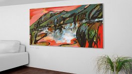 Part no. 3 Art print on 380g polycotton canvas