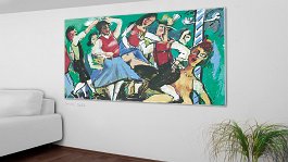 Part no. 9 Art print on 380g polycotton canvas