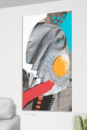 Part no. 1 Art print on 380g polycotton canvas