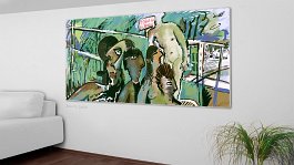 MAD 2_4_print Art print on 380g polycotton canvas