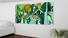 MAD_print Art print on 380g polycotton canvas