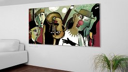 mauer_2-2_print Art print on 380g polycotton canvas