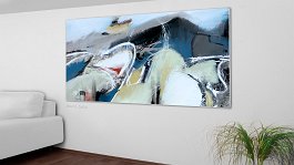 mauer_2_1_print Art print on 380g polycotton canvas