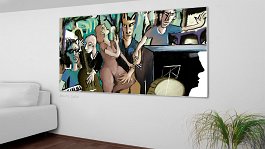 selfie2-2_print Art print on 380g polycotton canvas