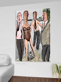 Variation no. 7 Art print on 380g polycotton canvas
