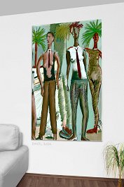 Variation no. 17 Art print on 380g polycotton canvas