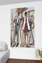 Variation no. 18 Art print on 380g polycotton canvas