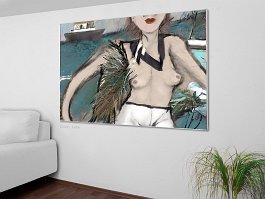 Variation no. 2 Art print on 380g polycotton canvas