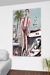 Variation no. 16 Art print on 380g polycotton canvas