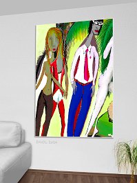 Variation no. 5 Art print on 380g polycotton canvas